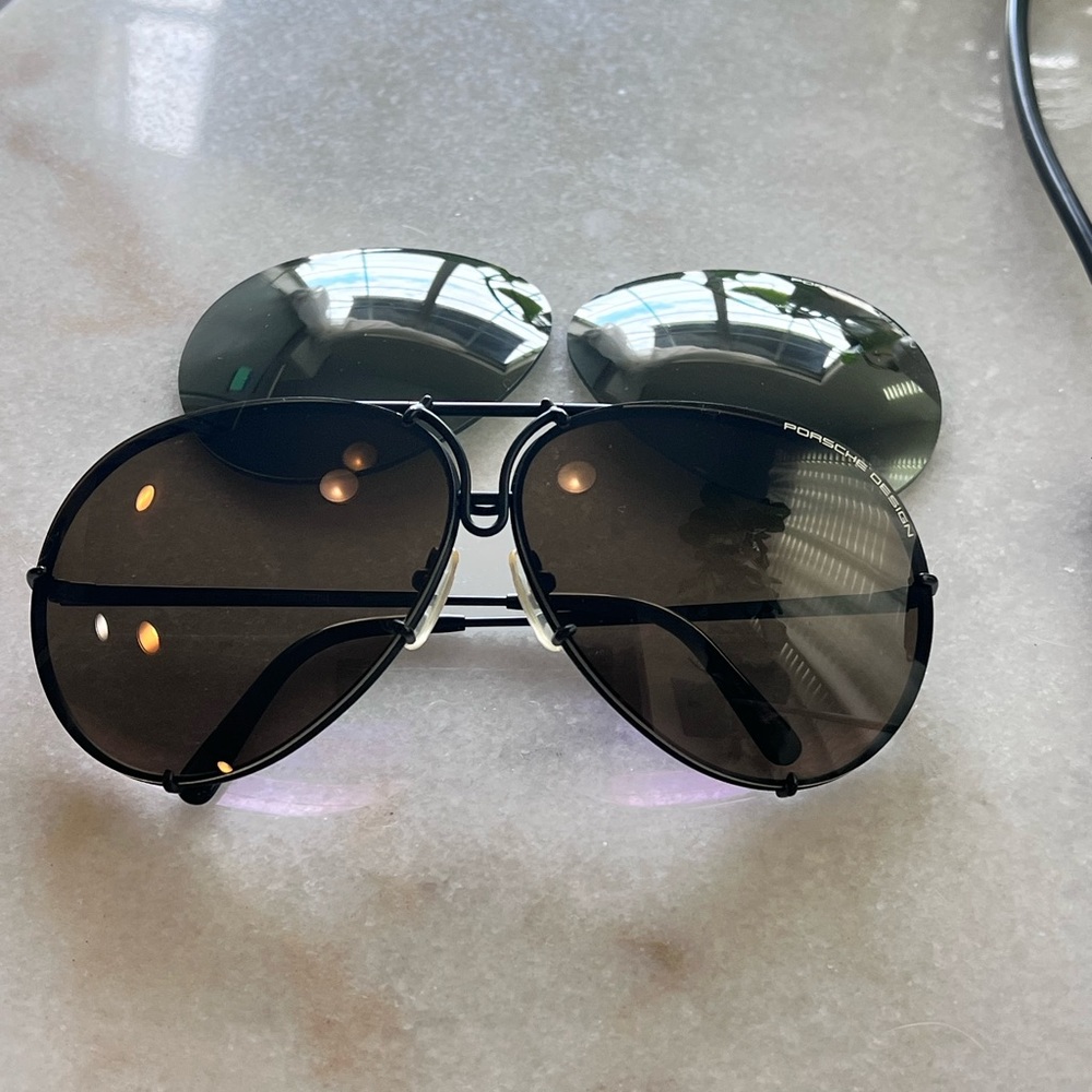 PORSCHE DESIGN Eyewear Metallic Men's Sunglasses P8478